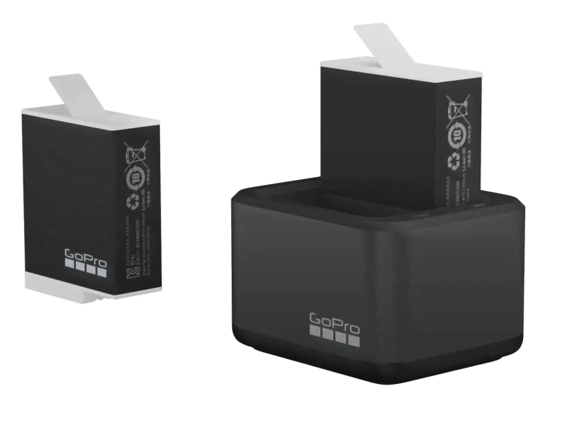 GoPro Dual Battery Charger + Аккумулятор Enduro 2шт для HERO 9 / 10 / 11/12, HERO 9 ADDBD-211-0