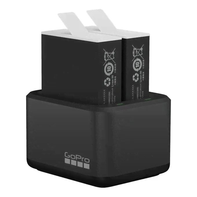 Сетевое зарядное устройство GoPro Enduro Dual Battery Charger ADDBD-211-EU черное-0