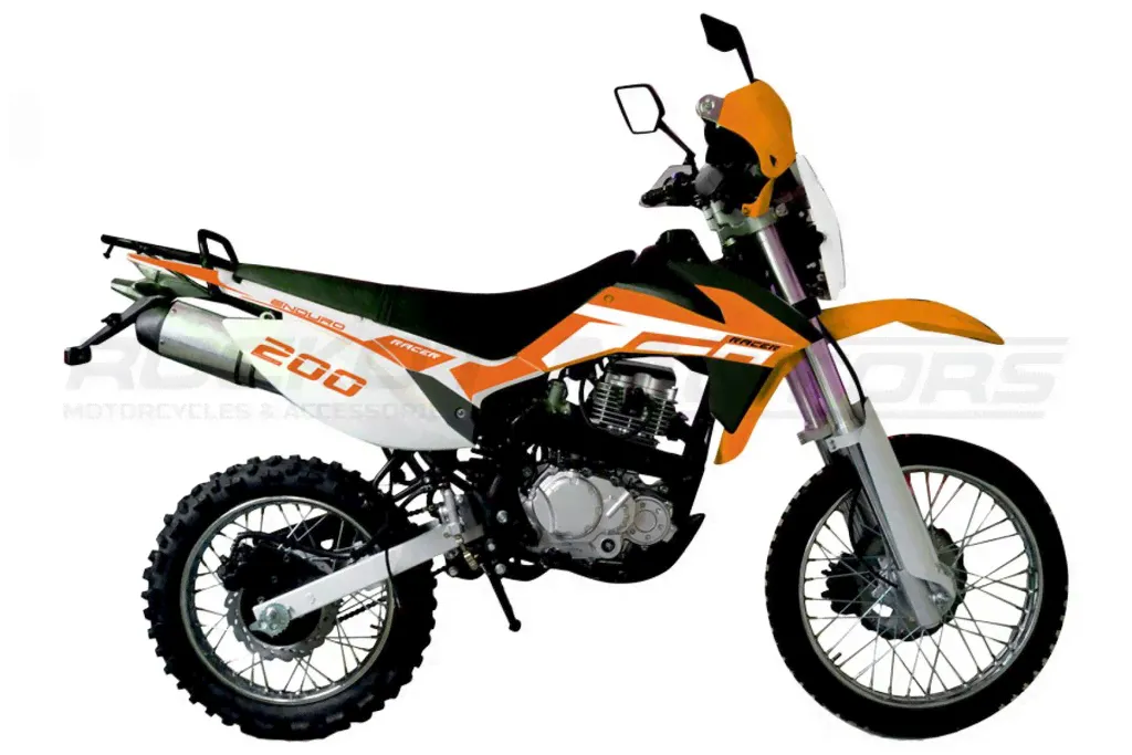 МОТОЦИКЛ КРОССОВЫЙ RACER ENDURO-200 ПТС: КУПИТЕ С ДОСТАВКОЙ!-0