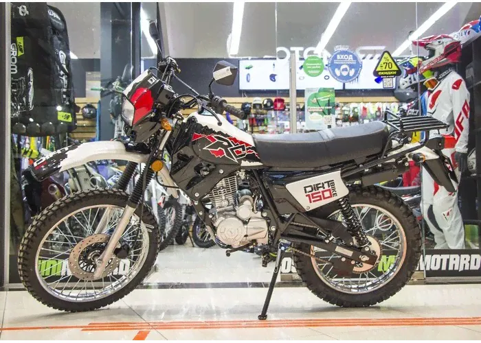Эндуро мотоцикл Racer RC150-23A Enduro L150 белый (ПТС)