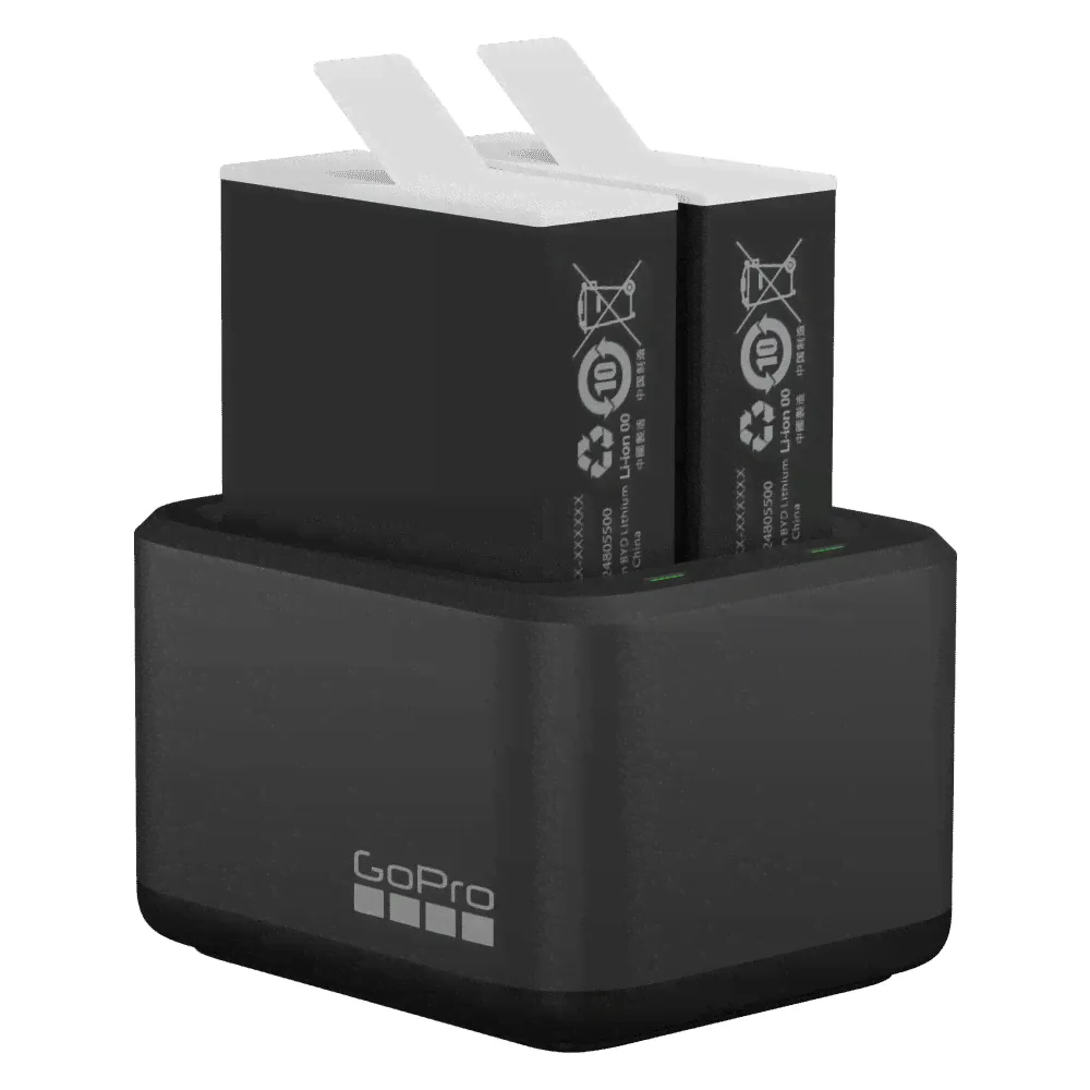 Комплект: зарядное устройство GoPro Enduro Dual Battery Charger + 2 аккумулятора-0